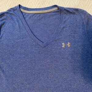 Under Armour Blue V-Neck T-Shirt